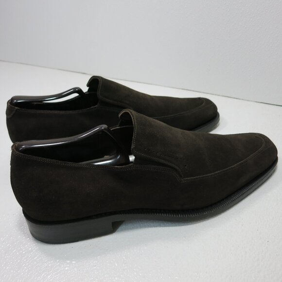 Steven Dann Suede Leather Dress Moc's Loafers Footwear Shoes Men's Italy sz 43 - Picture 2 of 7